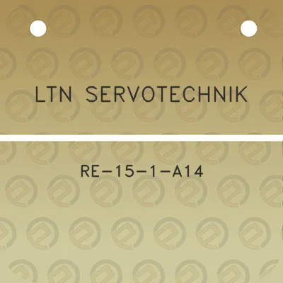 ltn-servotechnik-re-15-1-a14