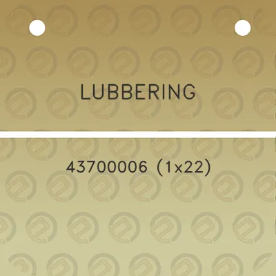 lubbering-43700006-1x22