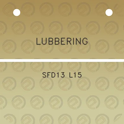 lubbering-sfd13-l15