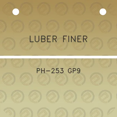 luber-finer-ph-253-gp9