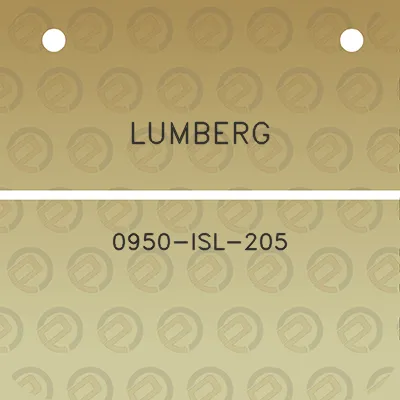 lumberg-0950-isl-205