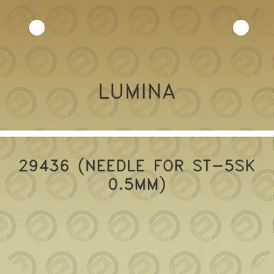 lumina-29436-needle-for-st-5sk-05mm