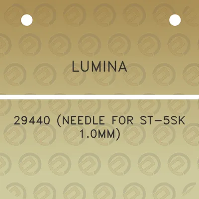 lumina-29440-needle-for-st-5sk-10mm