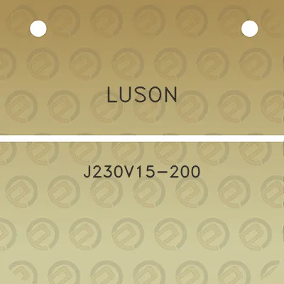 luson-j230v15-200