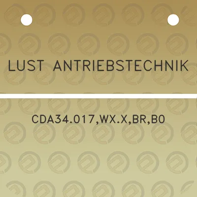 lust-antriebstechnik-cda34017wxxbrb0