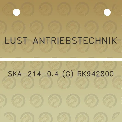 lust-antriebstechnik-ska-214-04-g-rk942800