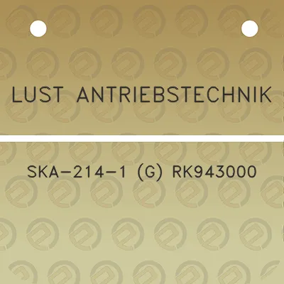 lust-antriebstechnik-ska-214-1-g-rk943000