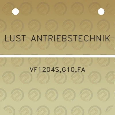 lust-antriebstechnik-vf1204sg10fa