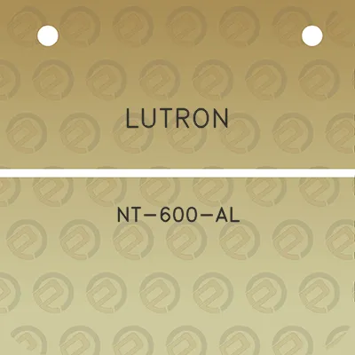 lutron-nt-600-al