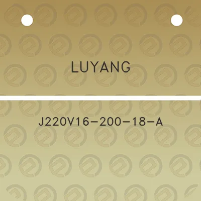 luyang-j220v16-200-18-a