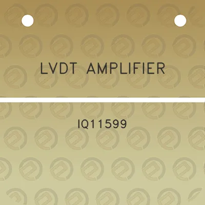 lvdt-amplifier-iq11599