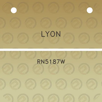 lyon-rn5187w