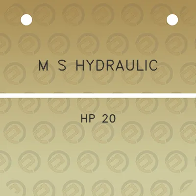 m-s-hydraulic-hp-20