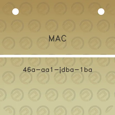 mac-46a-aa1-jdba-1ba