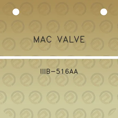 mac-valve-iiib-516aa