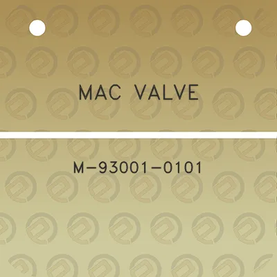 mac-valve-m-93001-0101