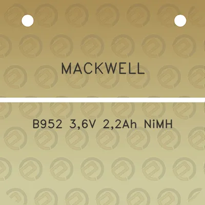 mackwell-b952-36v-22ah-nimh