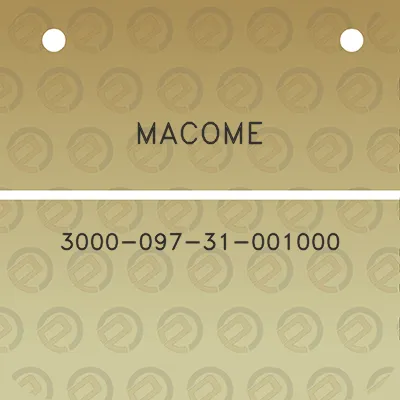 macome-3000-097-31-001000