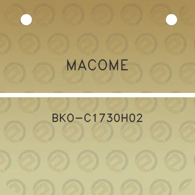 macome-bko-c1730h02