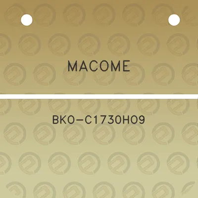 macome-bko-c1730ho9