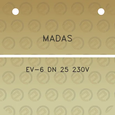 madas-ev-6-dn-25-230v