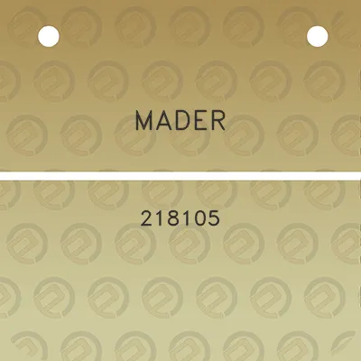 mader-218105