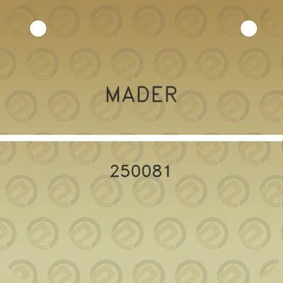 mader-250081