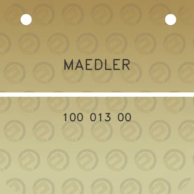 maedler-100-013-00