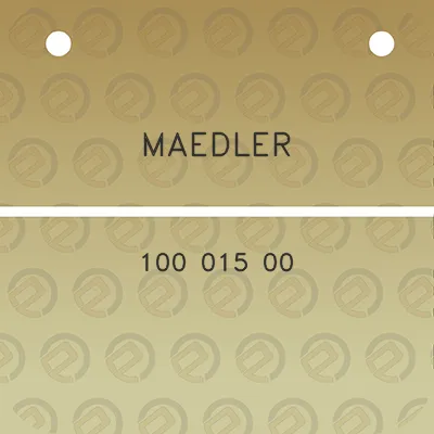 maedler-100-015-00