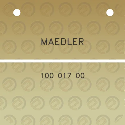 maedler-100-017-00