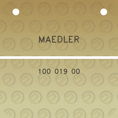 maedler-100-019-00