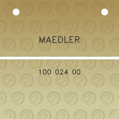 maedler-100-024-00