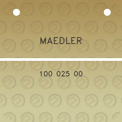 maedler-100-025-00