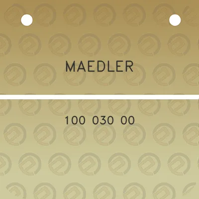 maedler-100-030-00