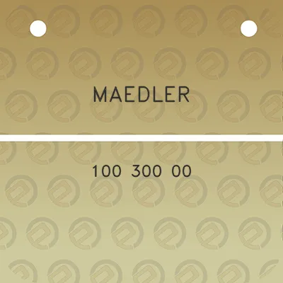 maedler-100-300-00