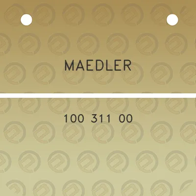 maedler-100-311-00