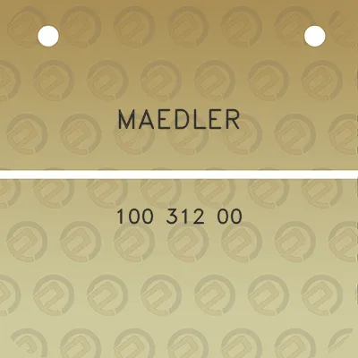 maedler-100-312-00