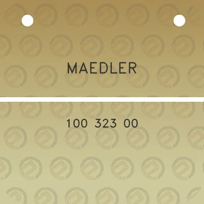 maedler-100-323-00