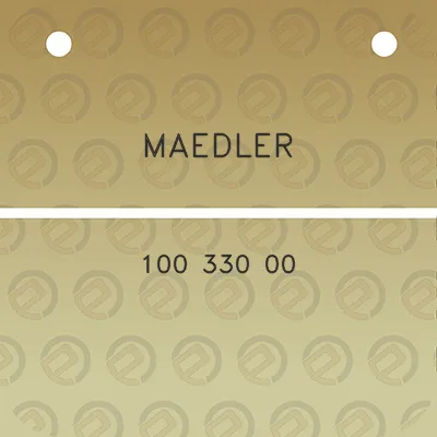 maedler-100-330-00