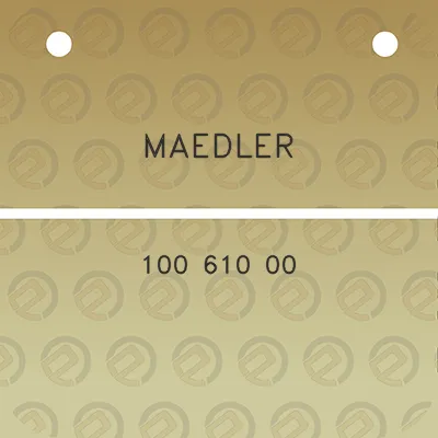 maedler-100-610-00