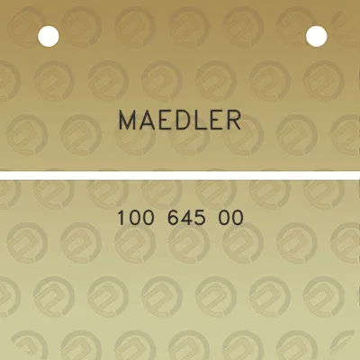 maedler-100-645-00