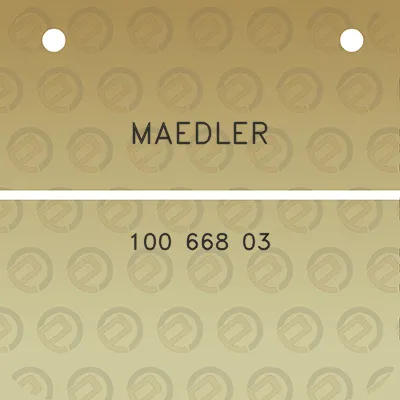 maedler-100-668-03