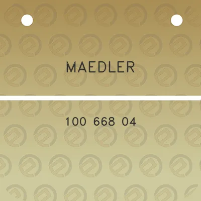 maedler-100-668-04