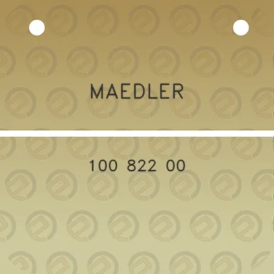 maedler-100-822-00