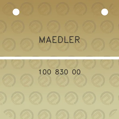 maedler-100-830-00