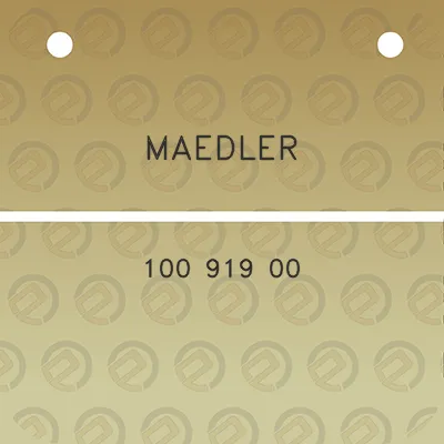 maedler-100-919-00