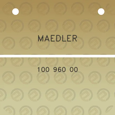 maedler-100-960-00