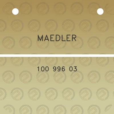 maedler-100-996-03