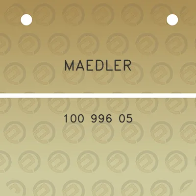 maedler-100-996-05