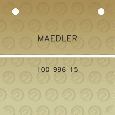 maedler-100-996-15